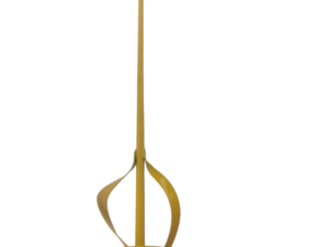 Yellow Mixing Paddle/Whisk Rounded Shank- 100 x 600 mm